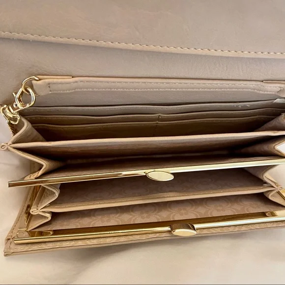 Tan crossbody wallet bag - Picture 4 of 6